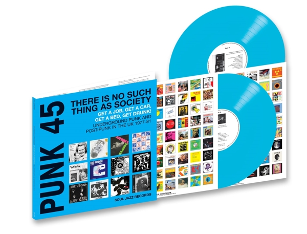 Various - Punk 45: There Is No Such Thing As Society (blue Vinyl)