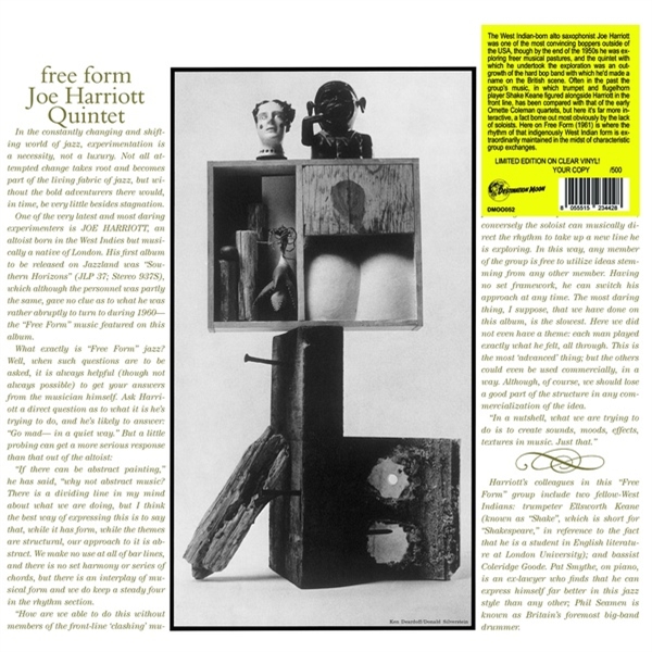 Harriott, Joe Quintet - Free Form (w/cd)