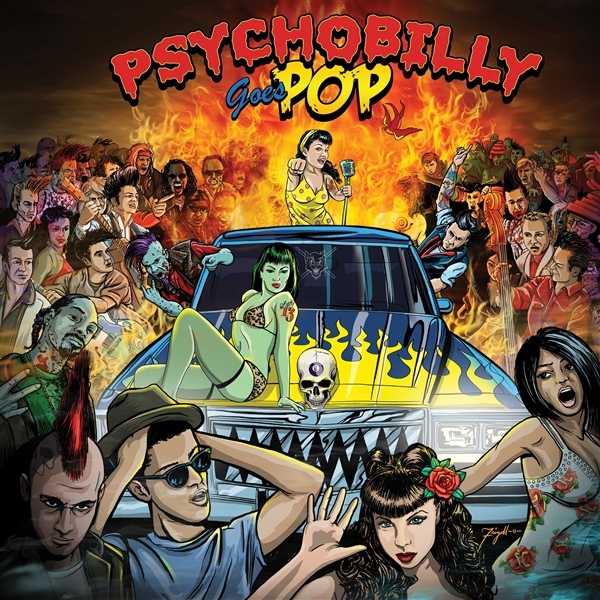 Various - Psychobilly Goes Pop (marble)