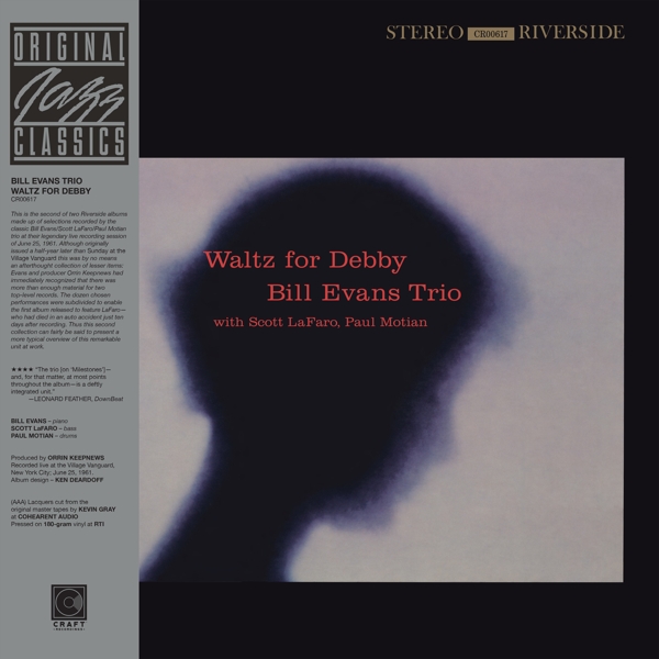 Evans, Bill - Trio - Waltz For Debby (original Jazz Classics) (180 Gr)
