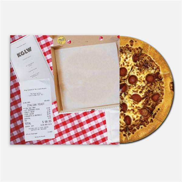 King Gizzard & The Lizard Wizard - Italian Feast (deluxe) (pizza Pic + Salad Felxi 7")