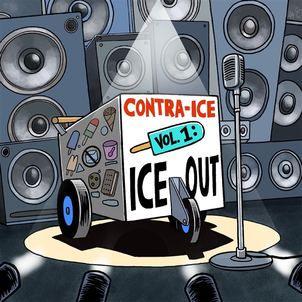 Various - Contra-ice Vol 1: Ice Out (orange/blue Vinyl)