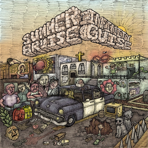 Summerbruise - Infinity Guise (clear W/orange & Red Swirl)